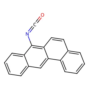 ISOCYANIC ACID, BENZ(a)ANTHRACEN-7-YL ESTER structure