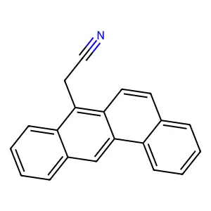 Benz[a]anthracene-7-acetonitrile structure
