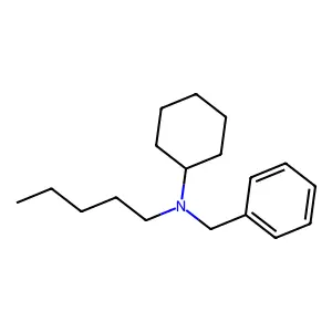 N,N-Pentylbenzylcyclohexylamine structure