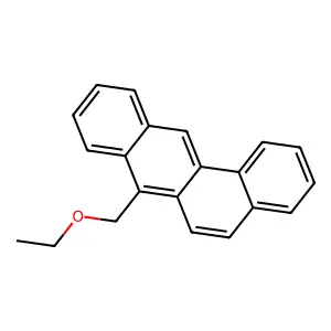7-(ethoxymethyl)benzo[a]anthracene structure