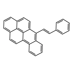 Compound C28H18 structure