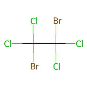 1,2-Dibromotetrachloroethane structure