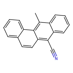 12-methylbenzo[a]anthracene-7-carbonitrile structure