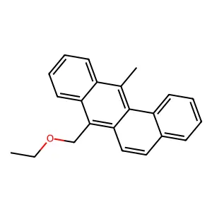 BENZ(a)ANTHRACENE, 7-ETHOXYMETHYL-12-METHYL- structure