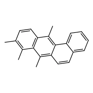 BENZ(a)ANTHRACENE, 7,8,9,12-TETRAMETHYL- structure