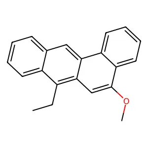 Compound C21H18O structure