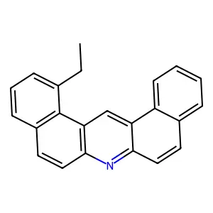 DIBENZ(a,j)ACRIDINE, 1-ETHYL- structure
