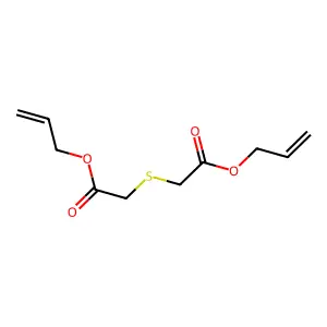Diallyl thiodiacetate structure