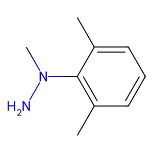 1-(2,6-dimethylphenyl)-1-methylhydrazine structure