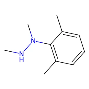 1-(2,6-dimethylphenyl)-1,2-dimethylhydrazine structure
