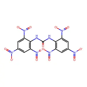 1,3-bis(2,4,6-trinitrophenyl)urea structure