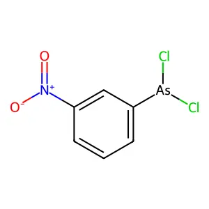 dichloro-(3-nitrophenyl)arsane structure