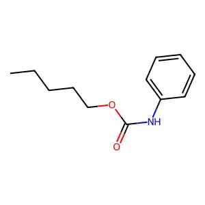 pentyl N-phenylcarbamate structure