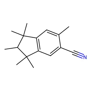 1,1,2,3,3,6-Hexamethyl-5-cyanoindan structure