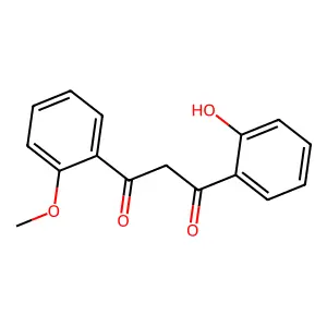 1-(2-hydroxyphenyl)-3-(2-methoxyphenyl)propane-1,3-dione structure