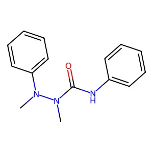 1,2-dimethyl-n,2-diphenylhydrazinecarboxamide structure