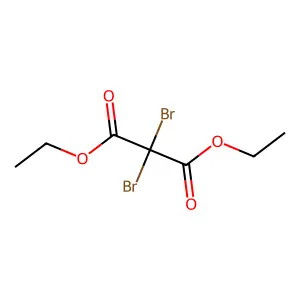 Diethyl dibromomalonate structure