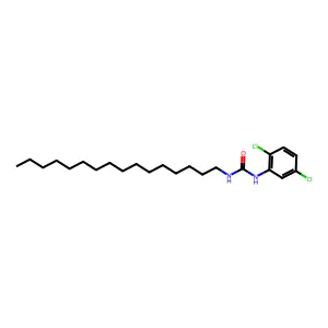 1-(2,5-dichlorophenyl)-3-hexadecylurea structure