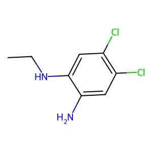 1,2-Benzenediamine, 4,5-dichloro-N1-ethyl- structure