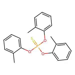 Tri-o-cresyl thiophosphate structure