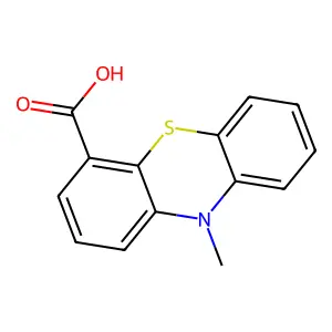 10-methylphenothiazine-4-carboxylic acid structure