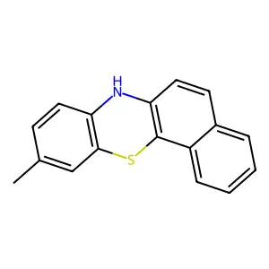 10-methyl-7h-benzo[c]phenothiazine structure