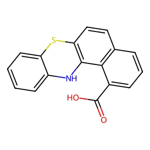 12h-benzo[a]phenothiazine-1-carboxylic acid structure