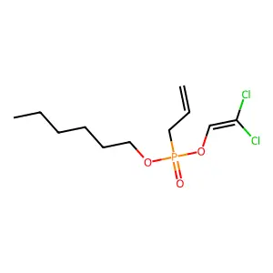 1-[2,2-dichloroethenoxy(prop-2-enyl)phosphoryl]oxyhexane structure