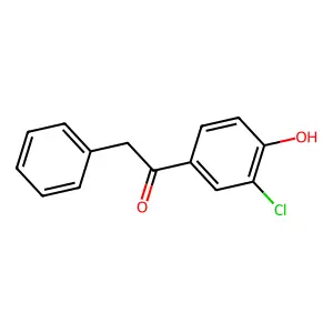 1-(3-chloro-4-hydroxyphenyl)-2-phenylethanone structure