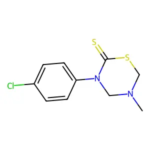 Compound C10H11ClN2S2 structure