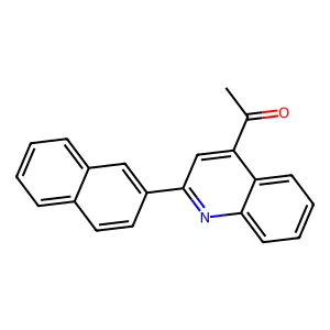 1-(2-naphthalen-2-ylquinolin-4-yl)ethanone structure