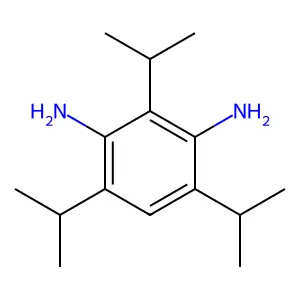 1,3,5-triisopropyl-2,4-diaminobenzene structure