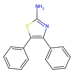 4,5-diphenyl-1,3-thiazol-2-amine structure