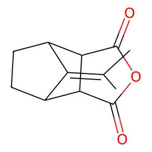 10-propan-2-ylidene-4-oxatricyclo[5.2.1.02,6]decane-3,5-dione structure