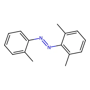 (2,6-dimethylphenyl)-(2-methylphenyl)diazene structure