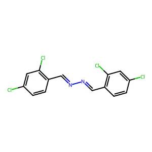 1-(2,4-dichlorophenyl)-N-[(2,4-dichlorophenyl)methylideneamino]methanimine structure