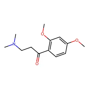1-(2,4-dimethoxyphenyl)-3-(dimethylamino)propan-1-one structure