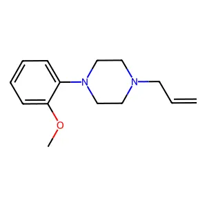 1-(2-methoxyphenyl)-4-(prop-2-en-1-yl)piperazine structure