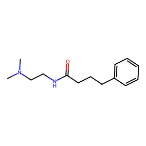 N-[2-(dimethylamino)ethyl]-4-phenylbutanamide structure