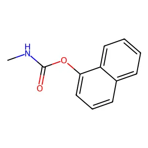 naphthalen-1-yl N-methylcarbamate structure