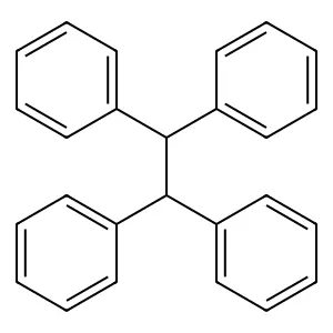 1,1,2,2-Tetraphenylethane structure