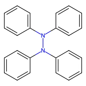 1,1,2,2-Tetraphenylhydrazine structure