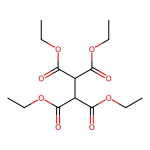 tetraethyl ethane-1,1,2,2-tetracarboxylate structure
