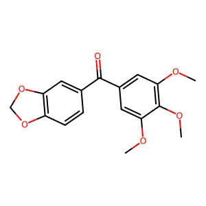 1,3-benzodioxol-5-yl-(3,4,5-trimethoxyphenyl)methanone structure