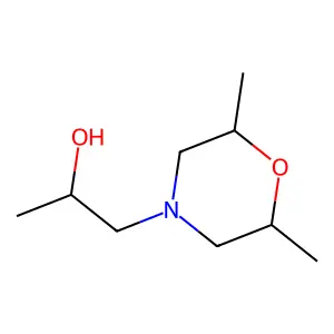 1-(2,6-dimethylmorpholin-4-yl)propan-2-ol structure