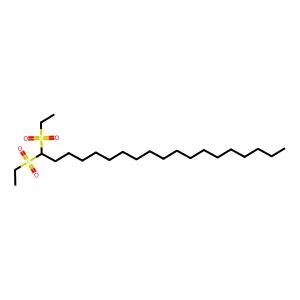 1,1-bis(ethylsulfonyl)nonadecane structure