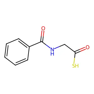 Thiohippuric acid structure