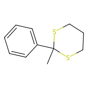 2-Methyl-2-phenyl-1,3-dithiane structure