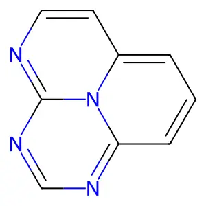 1,3,4-Triazacycl(3.3.3)azine structure