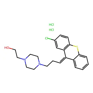 Clopenthixol dihydrochloride structure
